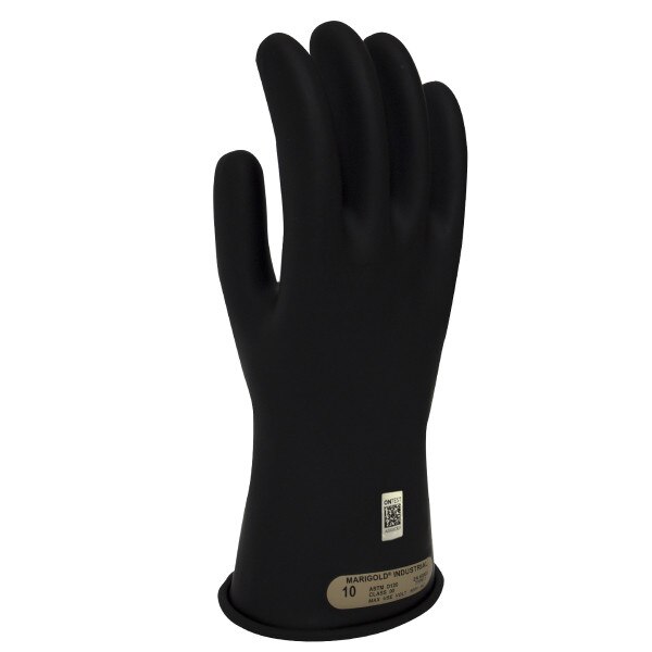Enespro Class 00 Rubber Voltage 11-inch Gloves in Black
